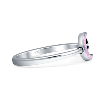 Moon & Star Ring